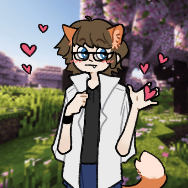 My OC with some part of myself irl in a Cherry Blossom